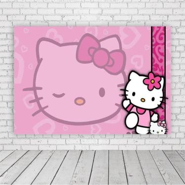 Imagem de Painel Retangular Hello Kitty 1,5X1,0M Lona Fosca