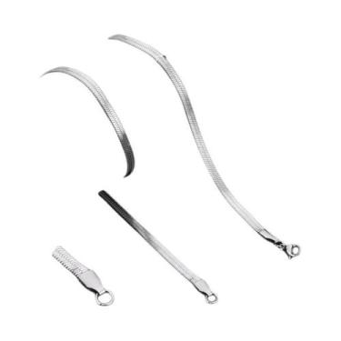 Imagem de Colar de Cobra Banhado a Ouro - Aço Inoxidável, à Prova d'Água e na Mo