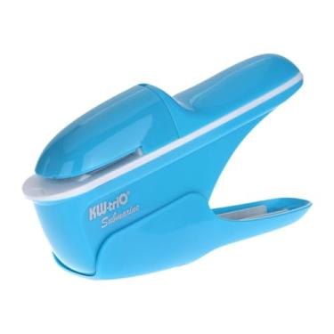 Imagem de MERIGLARE Grampeador compacto sem grampos para papel Clinch, Azul
