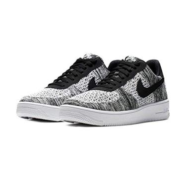 Imagem de NIKE Tênis masculino Air Force 1 Flyknit 2.0, tamanho 36, Preto platina pura preto branco 1, 45