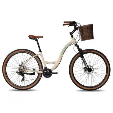 Imagem de Bicicleta Colli Munique Aluminio Aro 29 Disco-shimano 21v Tamanho Do Quadro 17 Bege Retrô