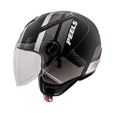 Imagem de Capacete Aberto Moto Peels Freeway 4Ever Preto Fosco/Grafite 58