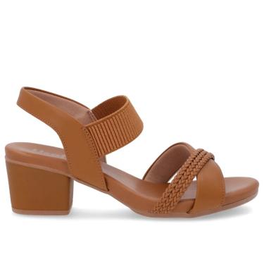 Imagem de Sandália Feminina Usaflex Couro Marrom AE32035002