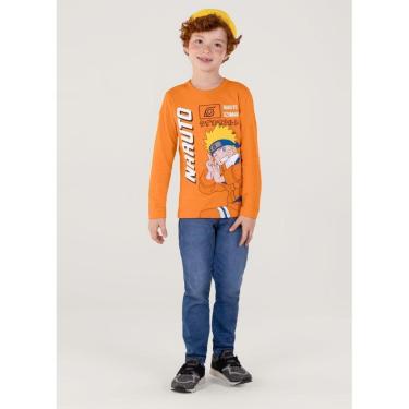Imagem de Camiseta Naruto Em Malha Infantil Unissex Brandili-Masculino