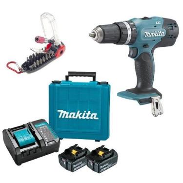 Imagem de Parafusadeira Makita 18V Dhp453Z + 2Bat 5A + Carreg + Bits
