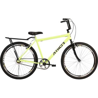 Imagem de BICICLETA ATHOR ARO 26 MONTADINHA AMARELO NEON