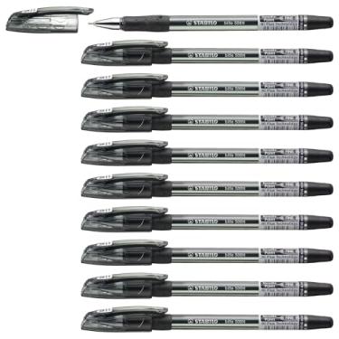 Imagem de Caneta Esferográfica 1.0Mm Bille 508Nf46, Stabilo, Preta, Caixa com 10 Unidades, Stabilo