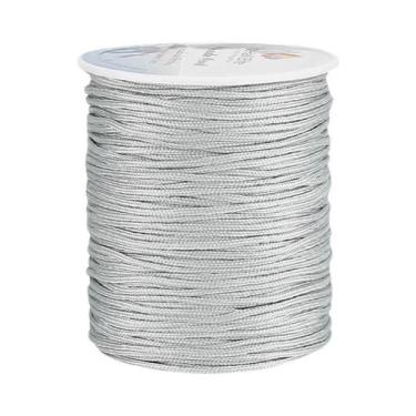 Imagem de Corda De Nylon Trançada Preta De 1.5mm, 100 Jardas, Para Sino De Vento