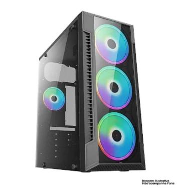 Imagem de Gabinete Gamer Brasil Pc Bpc-c3147 Sem Fonte 3 Fans