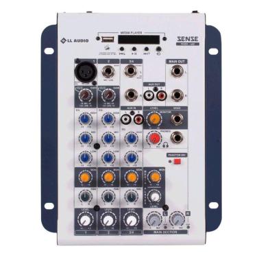 Imagem de Mesa De Som Mixer Sense 402 Com 4 Canais Ll Audio