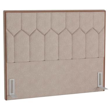 Imagem de Cabeceira Cama Box Casal King 195cm órion P02 Linho Areia - Mpozenato