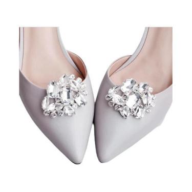 Imagem de Clipes Para Sapatos De Salto Alto Para Noivas, Decoração De Cristal Co