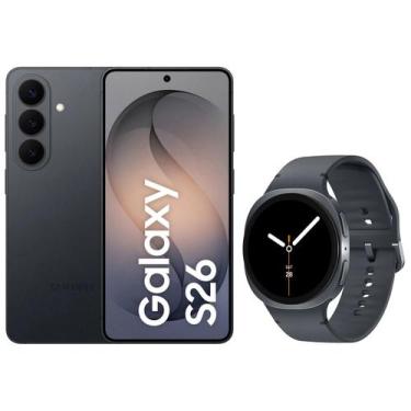 Imagem de Smartphone Samsung Galaxy S26 512GB Preto  - Galaxy AI + Smartwatch Ga