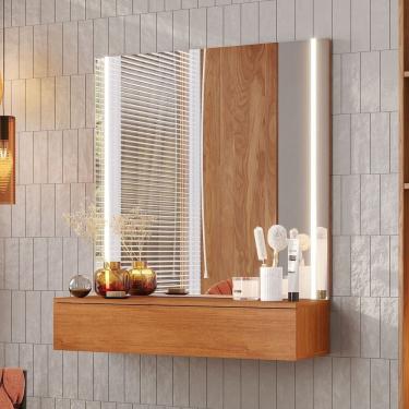 Imagem de Penteadeira Suspensa 100% Mdf com Espelho Impérium Naturale