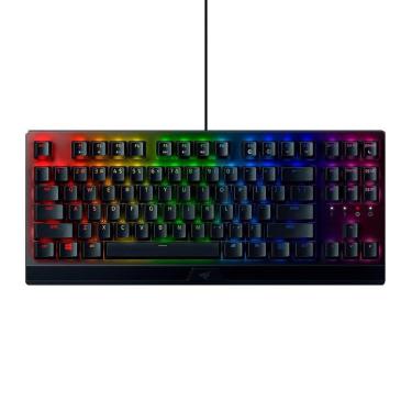 Imagem de Teclado Mecânico Gamer Razer BlackWidow V3 Tenkeyless Chroma Green US-Unissex