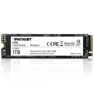 Imagem de Ssd, 1tb, M.2 NVME PCIE, 2100MB/S Leit - 1650MB/S Grav, P300P1TBM28, Patriot