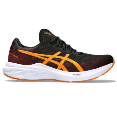 Imagem de Asics Tênis de corrida masculino DYNABLAST 3, Preto, laranja brilhante, 40