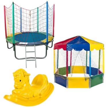 Imagem de Cama Elástica Pula Pula 1,83m Premium Piscina de Bolinhas Oitavada 2,0