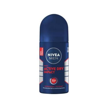Imagem de Desodorante Antitranspirante Roll On Dry Impact Nivea 50ml - Nivea Men