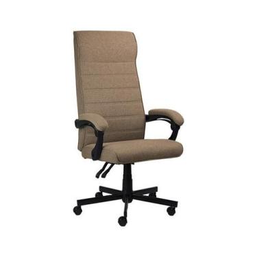 Imagem de Cadeira Escritório Ergonômica Pcyes Magnus Conforto, Marrom