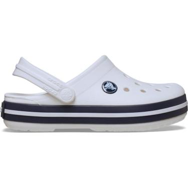 Imagem de Sandália Crocs Crocband Clog T White/Navy-Unissex
