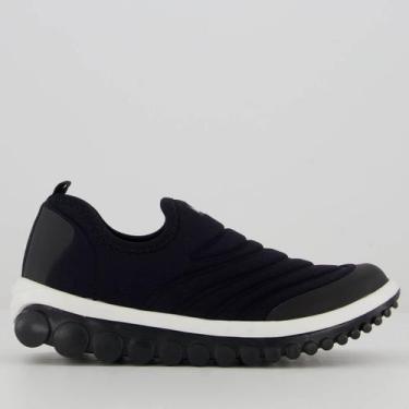 Imagem de Tênis Bibi Roller 2.0 Infantil Preto e Branco, 26