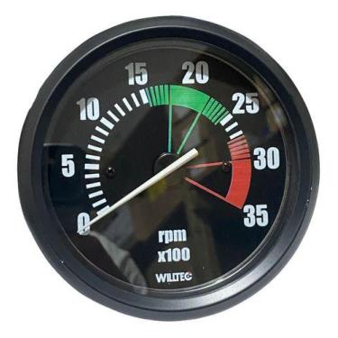 Imagem de Contagiros Mercedes 3500 Rpm 100mm Caminhao Onibus 89 A 95 - Willtec