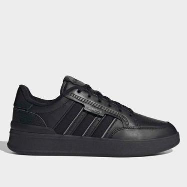 Imagem de Tênis Adidas Aspyre 3 Stripes Masculino, Preto, Cinza, 37