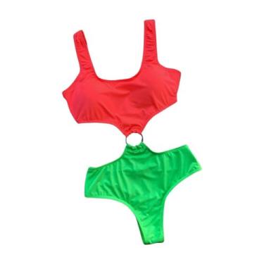Imagem de Maio verde e vermelho decotado - Ateliê Josy Alves , M