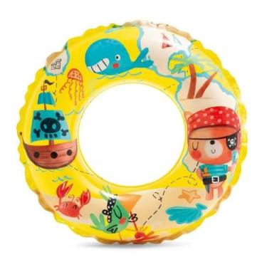 Imagem de Boia Circular Estampada Pirata 59242 - Intex