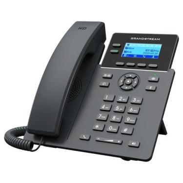 Imagem de Telefone IP Grandstream, Visor LCD, 4 contas SIP, 2 Linhas, POE, Preto