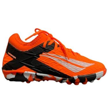 Imagem de Chuteira penalty society ref:246255 menino, Laranja, Branco, Preto, 29