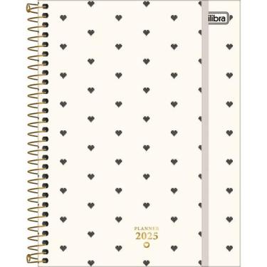 Imagem de Tilibra - Planner Espiral 17,7 x 24 cm West Village 2025 - Fundo Bege 