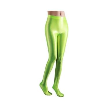Imagem de Meias Calças Femininas De Cintura Alta, Super Elásticas, Casuais, Para