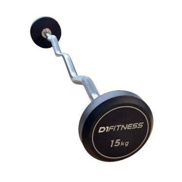 Imagem de Barra Montada W Emborrachada - Elite 15kg - D1Fitness