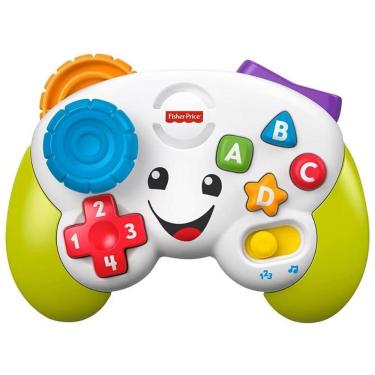 Imagem de Brinquedo Educativo Controle de Vídeo Game Aprender e Brincar com Sons e Músicas Fisher Price