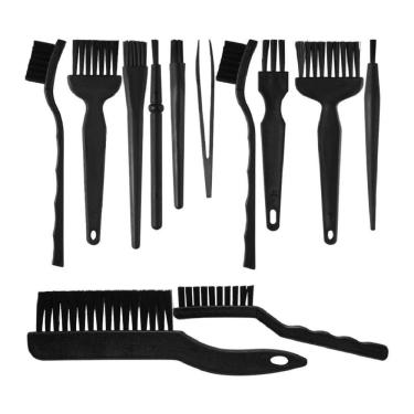 Imagem de Kit de Limpeza 12 Peças - Escovas Antiestáticas e Limpador de Teclado