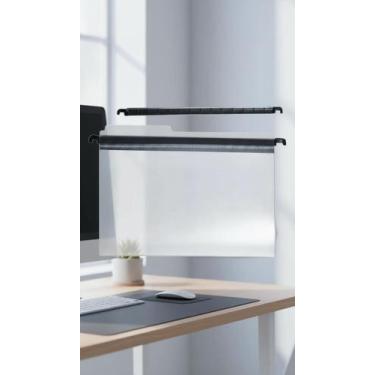 Imagem de 10 Pastas Suspensas Plásticas Cristal C/ Visor - Congratulations Store