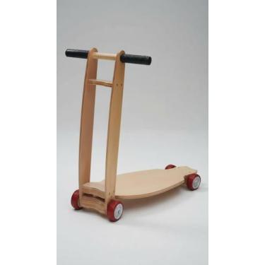 Imagem de Patinete de Madeira Infantil 4 Rodas 20kg - Congratulations Store