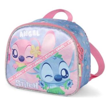 Imagem de Lancheira Térmica Infantil Escolar Stitch Angel Disney Luxcel