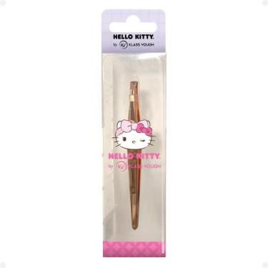 Imagem de Pinça Dourada Hello Kitty By Klass Vough Ponta Reta Twhk-01