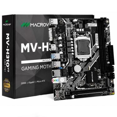 Imagem de Placa Mãe MV-H310 com Socket LGA 1151 e DDR4 Até 32GB e M.2 Nvme Macrovip