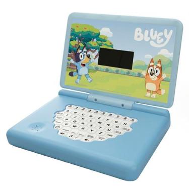 Imagem de Notebook Educativo Infantil Bluey Bilíngue Brinquedo Didático Inglês P