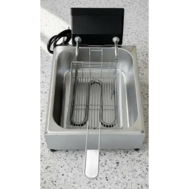 Imagem de Fritadeira Elétrica Industrial 5L 110V Aço Inox - Congratulations Stor