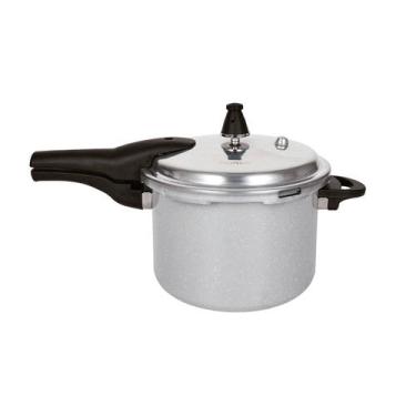 Imagem de Panela de Pressão 5,4L Indução Rev. Ceramico Super Gris Brinox