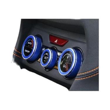 Imagem de Conjunto De 3 Peças De Capas De Metal Para Botões De Controle De A/C D