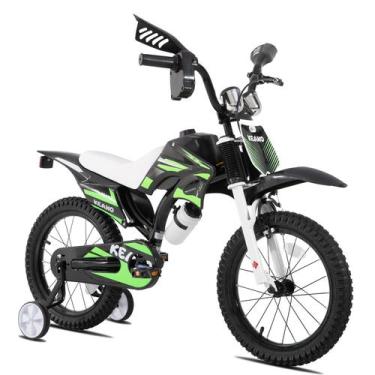 Imagem de Bicicleta Infantil KEANO Thunderbolt 16" Motocross com Rodinhas de Tre