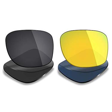 Imagem de 2 pares de lentes polarizadas de substituição da Mryok para óculos de sol Oakley Crossrange – Opções