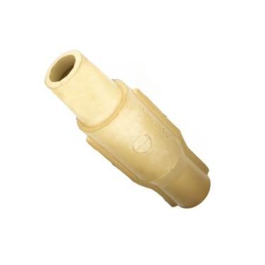 Imagem de Leviton 16V28-W Série 16 Cônica, Fêmea, Plug, Vulcanizado, Crimpado, Grau Comercial, Conector Tipo Cam, Branco