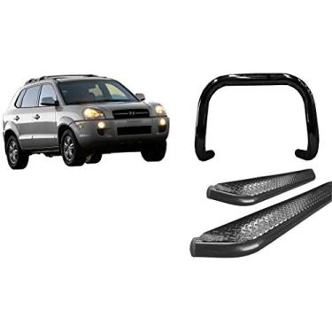 Imagem de Kit Quebra mato S/barra+estribo chapa preto Tucton até 2016